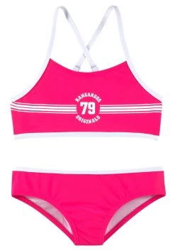 S.Oliver RED LABEL Beachwear Tankini Milly Kids Met Bloemenprint 20 S.Oliver RED LABEL Beachwear Tankini Milly Kids Met Bloemenprint -Dames Winkel kangaroos bustierbikini sporty met sportieve frontprint roze 2