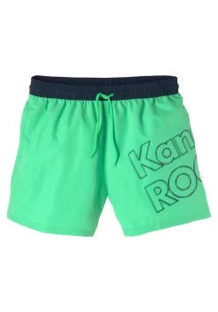 Lonsdale Boardshort Beach Short CLENNEL -Dames Winkel kangaroos zwemshort adams met groot logo opschrift groen 1