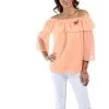Lady Blouse Met Carmenhals