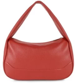 LANCASTER Shopper Tote Bag Pur & Element City -Dames Winkel lancaster schoudertas foulonne cerceau met goudkleurige details rood 14