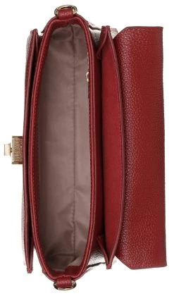 LANCASTER Schoudertas Foulonne Milano Van Hoogwaardig Leer -Dames Winkel lancaster schoudertas foulonne milano van hoogwaardig leer rood 4