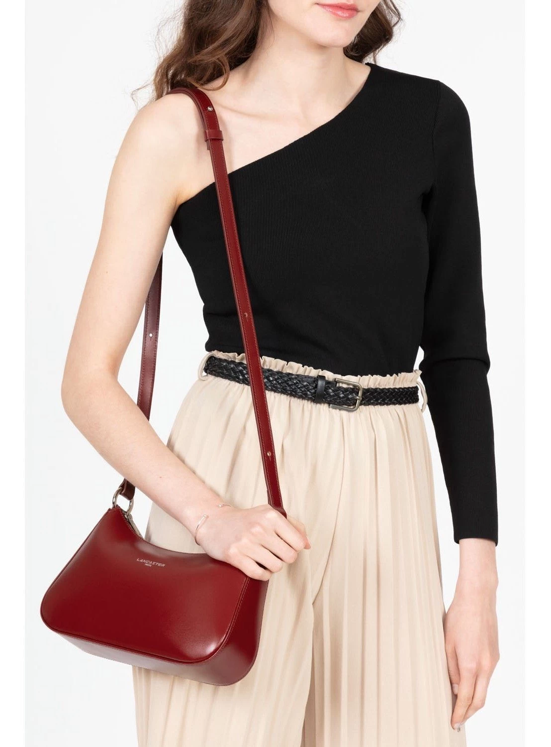 LANCASTER Schoudertas Suave Ace Van Hoogwaardig Leer 2 LANCASTER Schoudertas Suave Ace Van Hoogwaardig Leer - Image 2