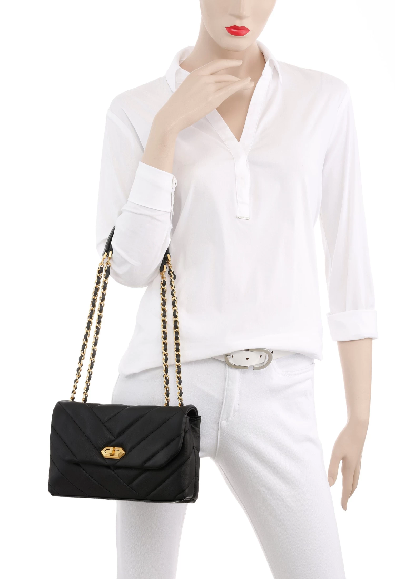 LANCASTER Shopper Soft Matelassé Met Modieuze Stiksels 2 LANCASTER Shopper Soft Matelassé Met Modieuze Stiksels - Afbeelding 2