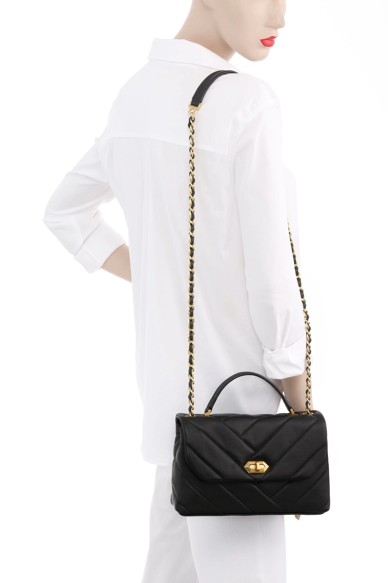 LANCASTER Shopper Soft Matelassé Met Modieuze Stiksels 3 LANCASTER Shopper Soft Matelassé Met Modieuze Stiksels - Afbeelding 3