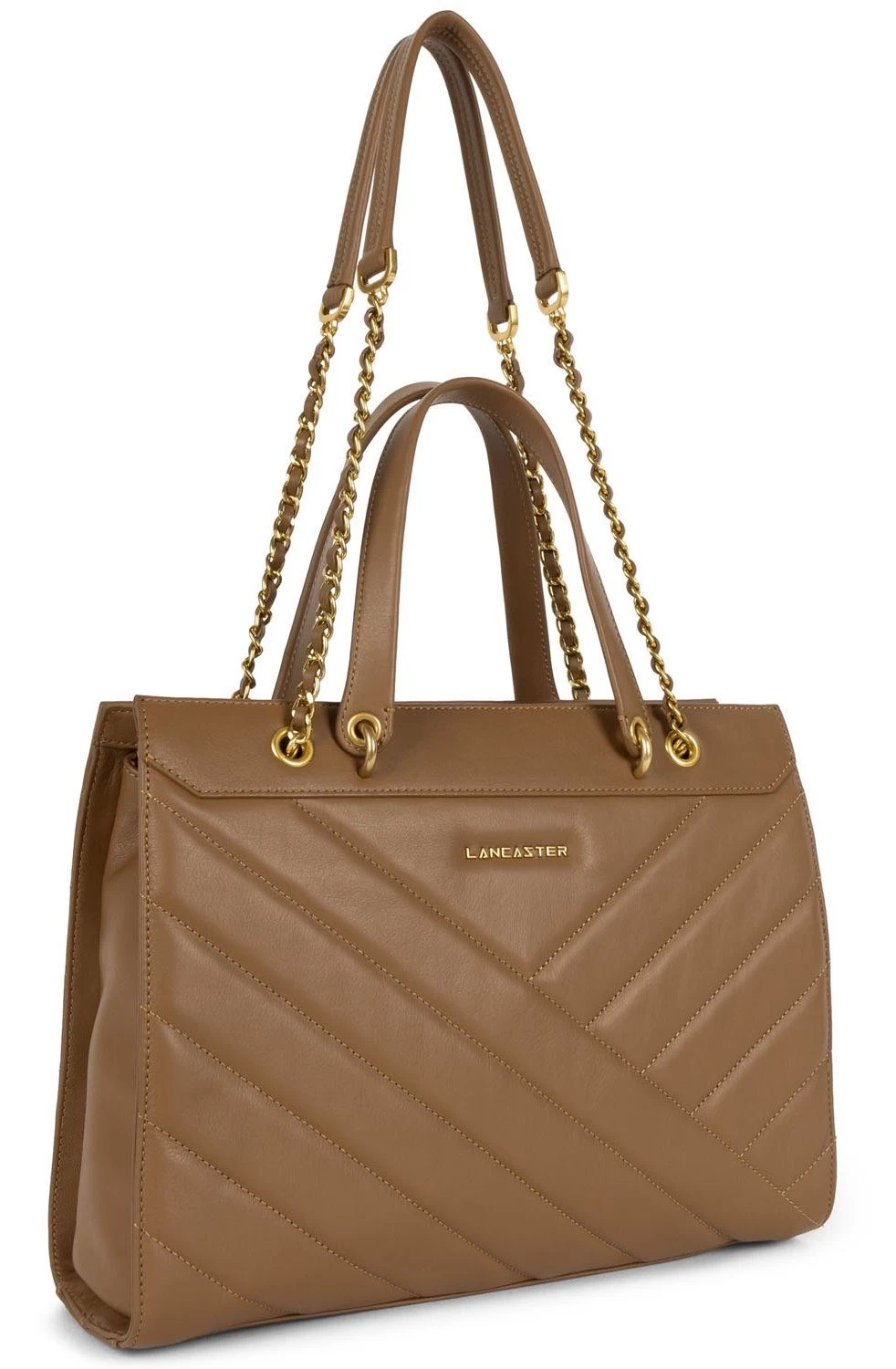 LANCASTER Shopper Soft Matelassé Met Mooie Siernaden 2 LANCASTER Shopper Soft Matelassé Met Mooie Siernaden - Afbeelding 2