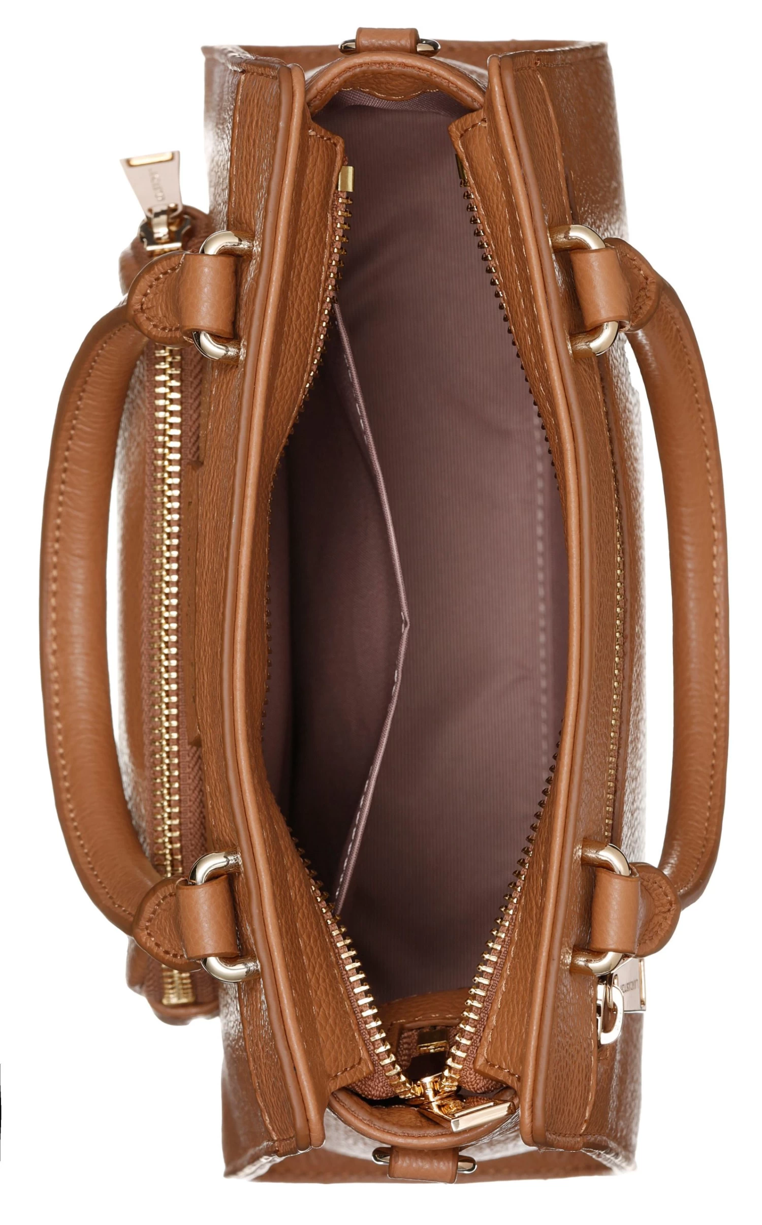 LANCASTER Tas Handbag Dune Met Goudkleurige Details 4 LANCASTER Tas Handbag Dune Met Goudkleurige Details - Image 4