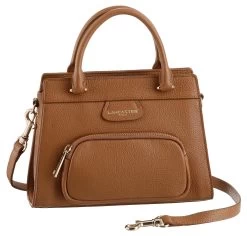LANCASTER Shopper Tote Bag Foulonne Double 28 LANCASTER Shopper Tote Bag Foulonne Double -Dames Winkel lancaster tas handbag dune met goudkleurige details bruin 2