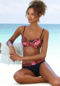 Sunseeker Bikinitop Met Beugels Modern In Compact Model -Dames Winkel lascana beugelbikini in bandeaumodel met jungle look roze