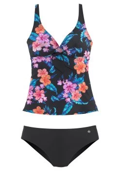 Vivance T-shirt Met Uitsparingen In De Mouwen -Dames Winkel lascana beugeltankini met tropische bloemenprint zwart