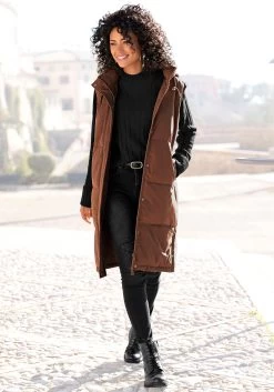 O'Neill Zwembroek PALMA BOTTOM -Dames Winkel lascana bodywarmer met breedtestiksels in een lang model bruin 1