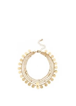 BASEFIELD Zonnebril -Dames Winkel lascana enkelkettinkje met hanger meerrijig enkelkettinkje goud 1