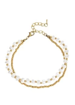 Venice Beach Badslippers Slippers Ultralicht Met Glitterband Veganistisch -Dames Winkel lascana enkelkettinkje met zoetwaterparels namaakmodellen goud 6