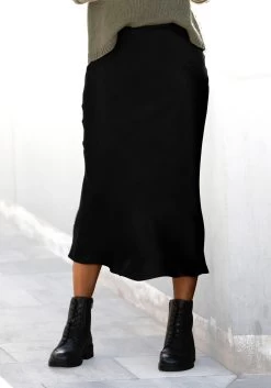 Alife And Kickin Short JanaAK-A (1-delig) -Dames Winkel lascana geweven rok zwart