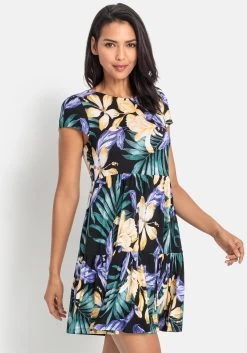 S.Oliver RED LABEL Beachwear Maxi-jurk Met Lage Ruglijn -Dames Winkel lascana jerseyjurk 5