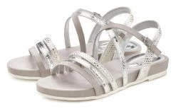 Venice Beach Triangelbikini In Piquékwaliteit -Dames Winkel lascana sandalen met metallic look zilver 2