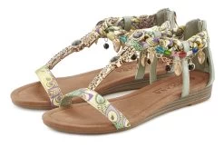Buffalo Strandbroek Met Streepprint -Dames Winkel lascana sandalen met sierketting en siersteentjes veganistisch groen 4
