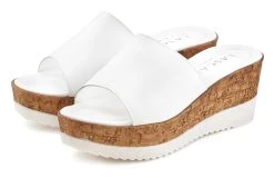 Vivance Mini-jurk Met Gedessineerde Top -Dames Winkel lascana slippers van leer met sleehak wit