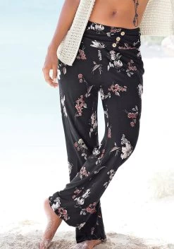 Beachtime Zomerjurk Met Bloemenprint -Dames Winkel lascana strandbroek multicolor 2