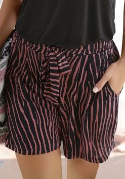 Vivance Gebreide Trui Met Boothals -Dames Winkel lascana strandshort met wijde pijpen multicolor