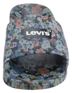 Levi's® Badslippers JUNE STAMP 23 Levi's® Badslippers JUNE STAMP -Dames Winkel levis badslippers june stamp blauw 9