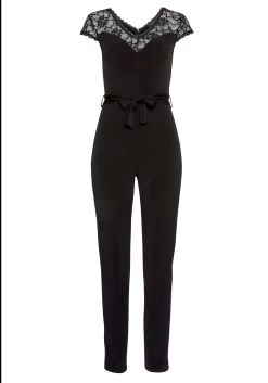 Melrose Jumpsuit Met Kant - Nieuwe Collectie -Dames Winkel melrose jumpsuit met kant nieuwe collectie zwart 16