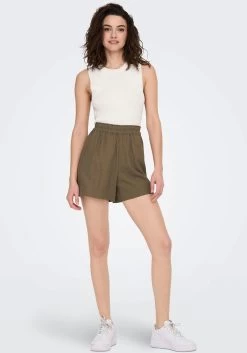 Only Short ONLTOKYO HW LINEN BLEND SHORTS PNT NOOS -Dames Winkel only short onltokyo hw linen blend shorts pnt noos 4