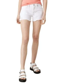 Beachtime T-shirt Met Fijne Strepen (Set Van 2) -Dames Winkel q s designed by short met franjeranden wit 4