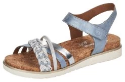 Venice Beach Badslippers Slippers Ultralicht Met Glitterband Veganistisch -Dames Winkel remonte sandalen met klittenbandsluiting blauw 14