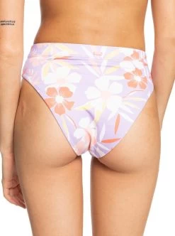 Roxy Bikinibroekje Printed Roxy Love The Shorey -Dames Winkel roxy bikinibroekje printed roxy love the shorey paars 6
