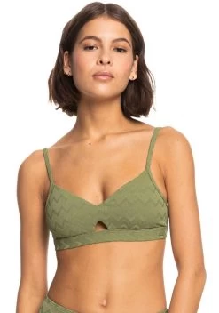 S.Oliver RED LABEL Beachwear Bikinibroekje Maya Met Gebloemd Design En Omslagband -Dames Winkel roxy bustierbikinitop current coolness bralette groen 4
