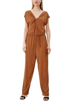 Venice Beach Badslippers Met Lichte Plateauhak, Veganistisch -Dames Winkel soliver black label jumpsuit met knoopdetail bij de hals bruin 4