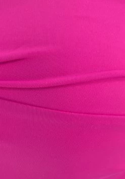 S.Oliver RED LABEL Beachwear Bandeau-bikinitop Spain Unikleur In Wikkel-look -Dames Winkel soliver red label beachwear bandeau bikinitop spain unikleur in wikkel look roze 5