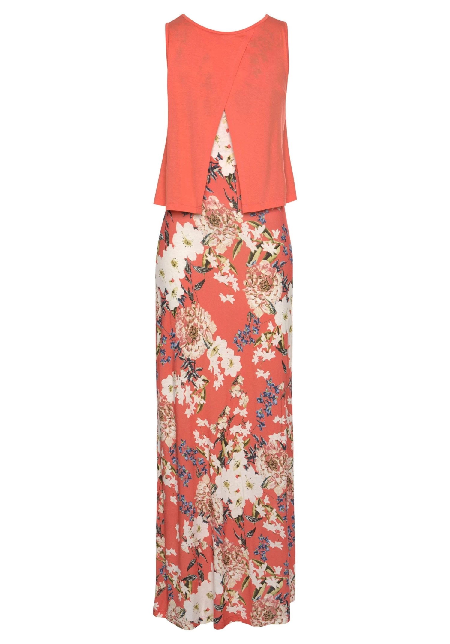 S.Oliver RED LABEL Beachwear Maxi-jurk In Laagjes-look 4 S.Oliver RED LABEL Beachwear Maxi-jurk In Laagjes-look - Image 4