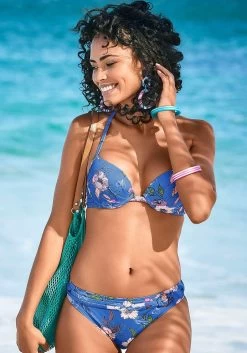 S.Oliver RED LABEL Beachwear Triangel-bikinitop MARIKA Met Sierring -Dames Winkel soliver red label beachwear push upbikinitop maya met een bloemmotief blauw