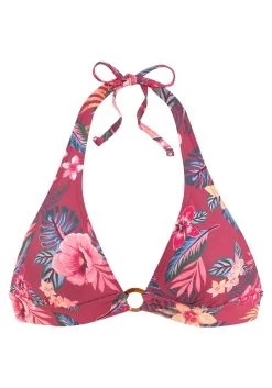 S.Oliver RED LABEL Beachwear Triangel-bikinitop MARIKA Met Sierring -Dames Winkel soliver red label beachwear triangel bikinitop marika met sierring rood 1