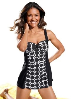 Vivance Shirt Met 3/4-mouwen Met Modieuze Smokinzet 26 Vivance Shirt Met 3/4-mouwen Met Modieuze Smokinzet -Dames Winkel sunmarin tankini 2 stuks zwart 2