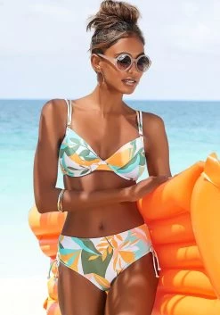Sunseeker Tankinitop Met Beugels Modern Met Bloemenprint 26 Sunseeker Tankinitop Met Beugels Modern Met Bloemenprint -Dames Winkel sunseeker beugelbikini met sierringetjes aan de top wit 8