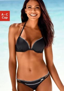 Venice Beach Bikini-hotpants Lori Met Een Moderne Print 28 Venice Beach Bikini-hotpants Lori Met Een Moderne Print -Dames Winkel sunseeker push upbikinitop dainty met gehaakt randje zwart 6