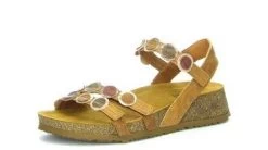 Vivance Zomerjurk Met Stippeltjesprint -Dames Winkel think sandalen koak met praktische klittenbandsluiting bruin 6