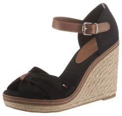 Esprit Short Met Rijgkoord En Knoopsluiting -Dames Winkel tommy hilfiger highheel sandaaltjes iconic elena sandal met verstelbare gesp zwart 3