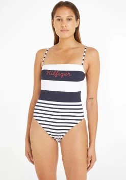 Bench. Shirt Met Lange Mouwen Met Lage Ruglijn 35 Bench. Shirt Met Lange Mouwen Met Lage Ruglijn -Dames Winkel tommy hilfiger swimwear badpak th one piece print