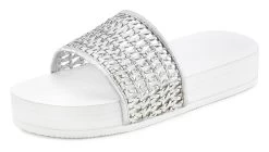 Venice Beach Badslippers Met Lichte Plateauhak, Veganistisch -Dames Winkel venice beach badslippers met lichte plateauhak veganistisch wit 4