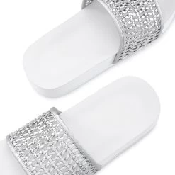 Venice Beach Badslippers Met Lichte Plateauhak, Veganistisch -Dames Winkel venice beach badslippers met lichte plateauhak veganistisch wit 7