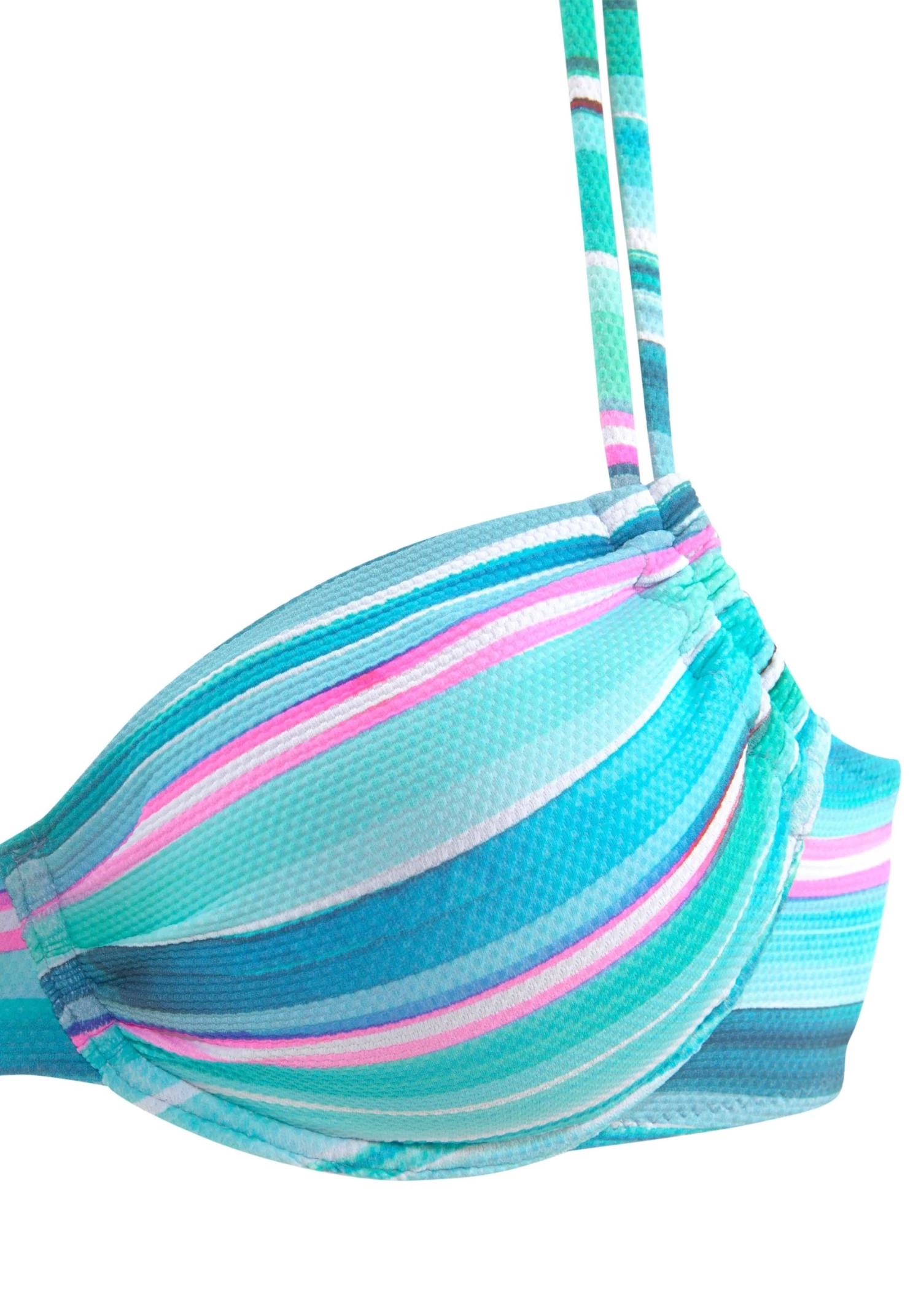 Venice Beach Beugelbikini In Gestreepte Piquékwaliteit 3 Venice Beach Beugelbikini In Gestreepte Piquékwaliteit - Afbeelding 3