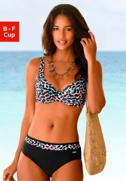 Feel Good Badpak -Dames Winkel venice beach beugelbikini in moderne look zwart 8