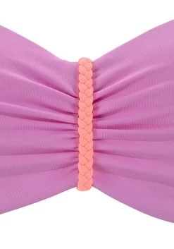 Venice Beach Beugelbikinitop In Bandeaumodel ANNA Met Gevlochten Details -Dames Winkel venice beach beugelbikinitop in bandeaumodel anna met gevlochten details paars 6