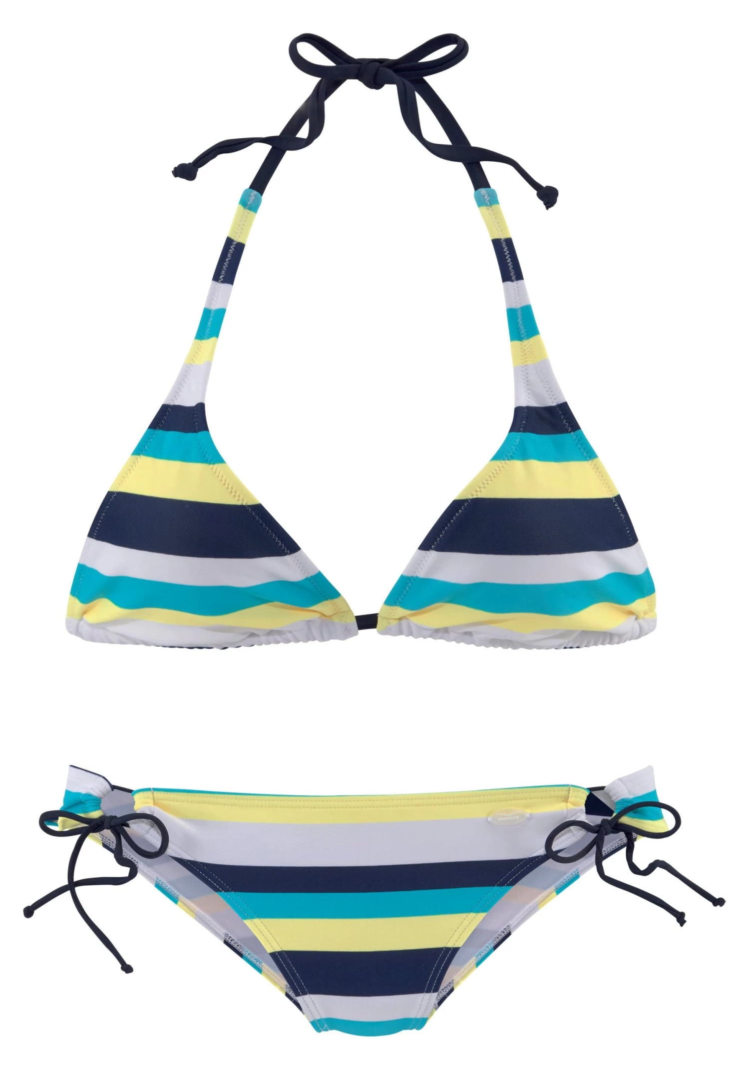 Venice Beach Triangelbikini Met Blokstrepen 2 Venice Beach Triangelbikini Met Blokstrepen - Afbeelding 2
