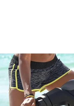 Venice Beach Zwemshort Met Klittenbandzak -Dames Winkel venice beach zwemshort met klittenbandzak zwart 3