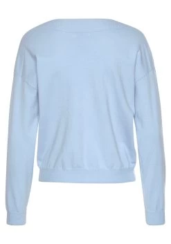 Vivance Gebreide Trui Met Boothals -Dames Winkel vivance gebreide trui met boothals blauw 5