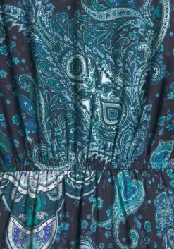 Vivance Gedessineerde Jurk Van Geweven Viscose -Dames Winkel vivance gedessineerde jurk van geweven viscose blauw 6